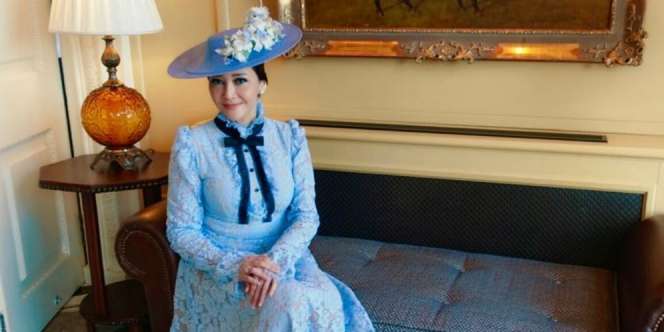 Gaya Berkelas Maia Estianty Hadiri Royal Ascot di Inggris