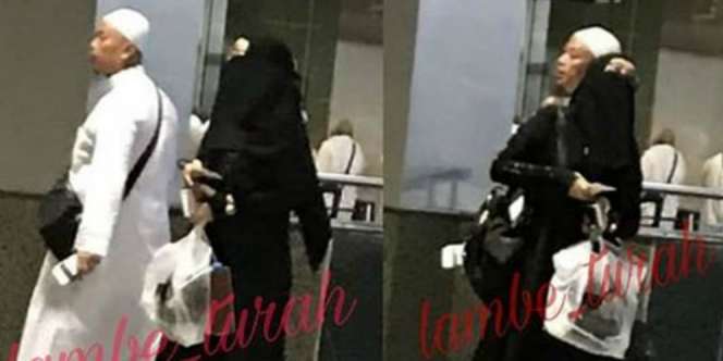 Opick Terpergok Jalan Ditemani Wanita Bercadar