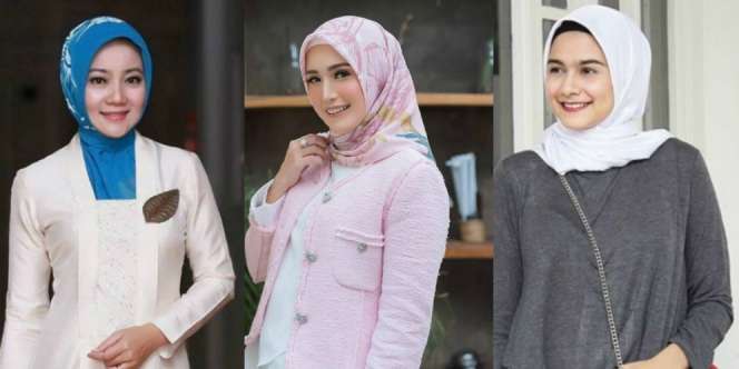 Pesona 7 Hijabers Cantik Istri Pemenang Pilkada 2018