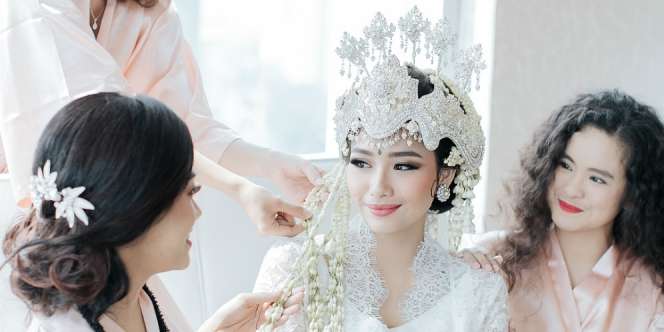Riasan Adzana Bing Slamet Saat Nikah Bikin Pangling!