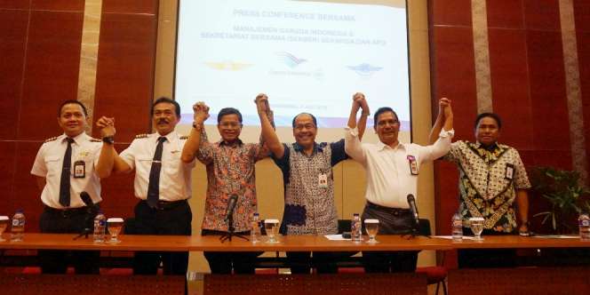 Pilot dan Karyawan Garuda Batal Mogok Kerja