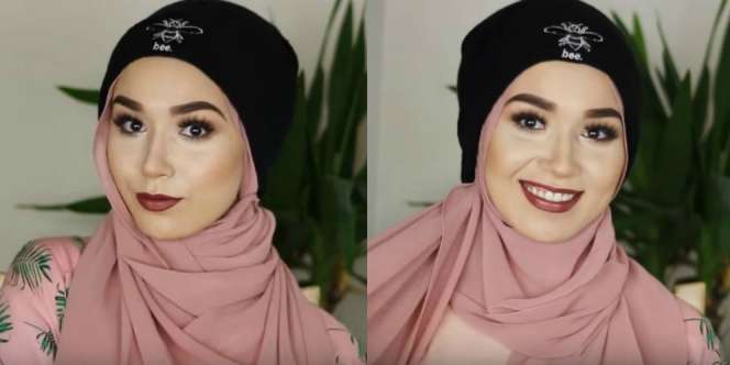 Nabiila Bee: 8 Gaya Hijab dengan Topi Beanie