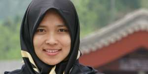 Pesona 'Spiderwoman' Berhijab Indonesia yang Kejutkan Dunia