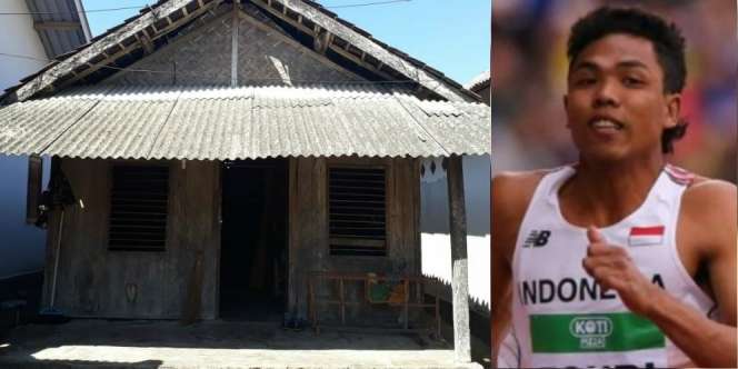 Penampakan Gubuk Sang Pelari Juara Dunia Muhammad Zohri