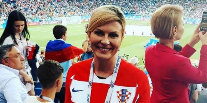 Sosok Presiden Cantik Kroasia yang Hapus Air Mata Luka Modric