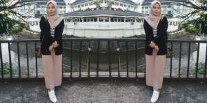 Khairunnisa: Pilih Rok Midi untuk Tampilan Sporty
