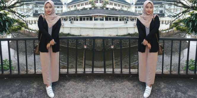 Khairunnisa: Pilih Rok Midi untuk Tampilan Sporty