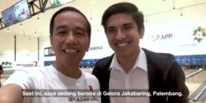 Ngevlog Bareng Menpora Ganteng, Jokowi Banjir Titipan Salam