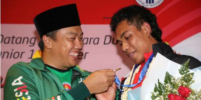 Tangis Haru Muhammad Zohri Saat Tiba di Tanah Air