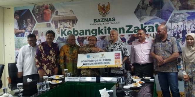 Baznas Salurkan Rp4,2 M Untuk Pengungsi Palestina & Suriah