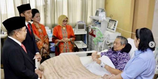 Usai Prabowo, Jokowi dan JK Besuk SBY