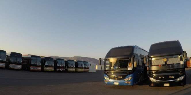 1.400 Unit Bus Antarkan Jemaah Haji dari Madinah ke Mekah