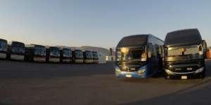 Potret Fasilitas Bus 'Pintar' Pengangkut Jamaah Haji Indonesia