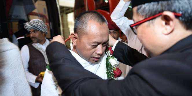 Tiba di Mekah, Jemaah Haji Indonesia Disambut Sholawat