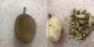 Ngakak! Diminta Istri Belah Durian, Suami Lakukan Hal Tak Terduga