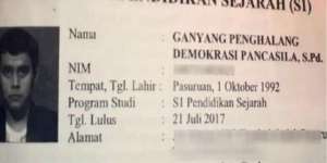 Nyata! Pria Ini Punya Nama Ganyang Penghalang Demokrasi Pancasila