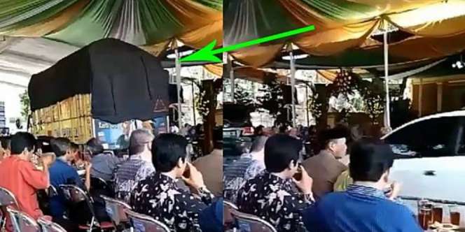 Truk Lewat di Tengah Pesta Pernikahan, Lihat Respons Tamu Undangan