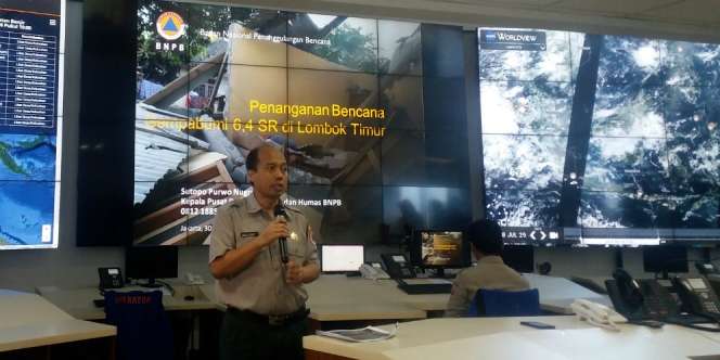 Gempa 5,4 SR Kembali Guncang Lombok, Korban Tewas Sudah 82 Orang