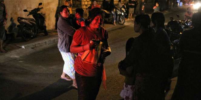 Warga Lihat Cahaya Aneh Saat Gempa Lombok Mengguncang