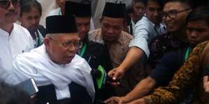 KH Ma`ruf Amin, Cawapres Jokowi Cicit Imam Besar Masjidil Haram
