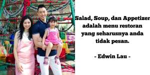Chef Edwin Lau Larang Pesan Menu Ini di Restoran, Kenapa?