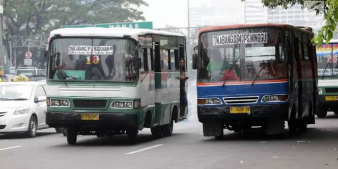 Metromini dan Kopaja Dilarang Melintas Ruas Sudirman-Thamrin