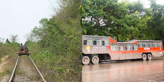 Kendaraan-kendaraan Unik Berbagai Negara, Ada Kereta Bambu