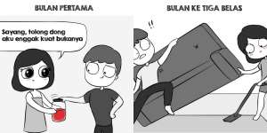 Kocak, Beginilah Realita Hidup Pasangan Baru yang Sudah Setahun Menikah