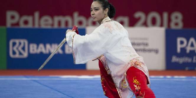 Sabet Emas, Jokowi Sebut Lindswell Kwok Ratu Wushu Asia