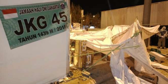 Tenda Wukuf Ambruk Disapu Angin, Jemaah Haji Indonesia Dievakuasi