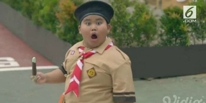 Sosok Bocah Tembem Dengan Ekspresi  Lucu di Video Asian Games