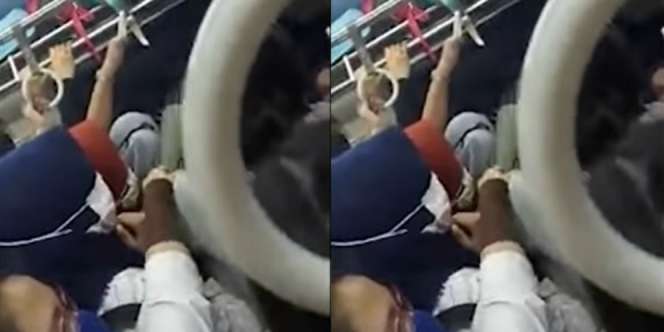 Viral! Penumpang Kereta Saling Jambak di Gerbong Arah Bekasi