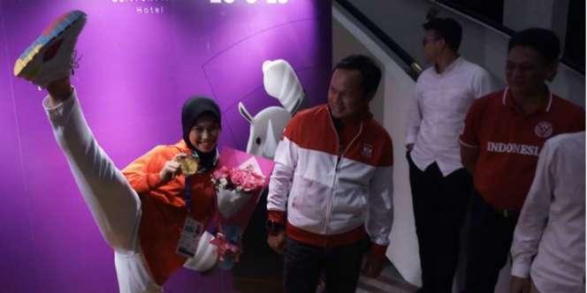 Sumbang Emas, Defia Rosmaniar Dapat Apartemen dan Uang Rp25 Juta