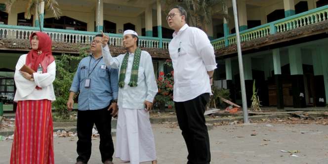 Bantu Korban Gempa Lombok, BSM Sumbang Rp2 Miliar Plus 12 Sapi