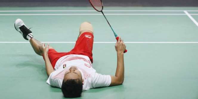 Apresiasi Jokowi Atas Perjuangan Keras Anthony Ginting