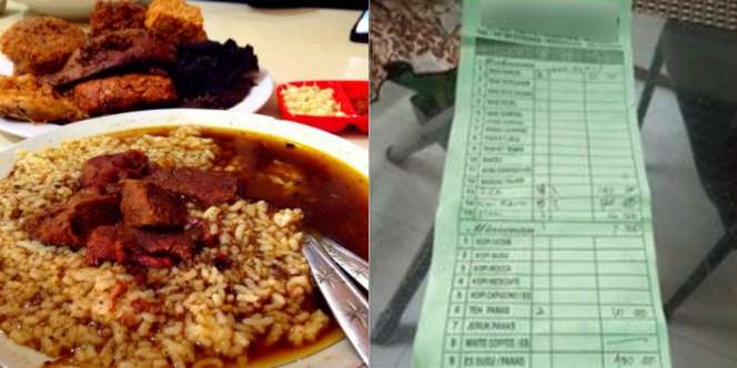 Digetok Penjual Rawon, Shock Lihat Bon Rp 500 Ribu