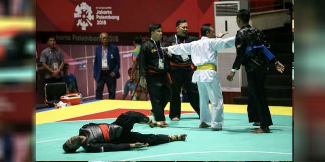 Aksi Tidak Terpuji Pesilat Malaysia Terhadap Atlet Singapura