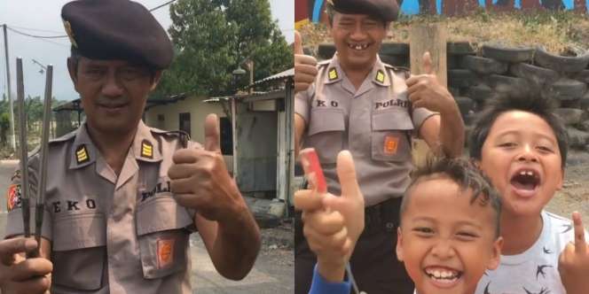 Mengenal Polisi Jago Lempar `Masuk Pak Eko..!`