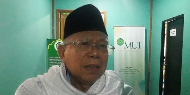 KH Ma'ruf Amin Non Aktif dari Ketum MUI