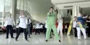 Viral Pegawai RSCM Flash Moob Lagu Asian Games Via Vallen
