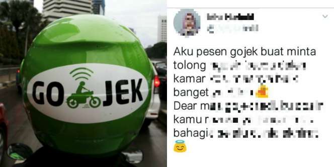 Kepepet, Cewek Ini Minta Sopir Ojol Mampir ke Kost