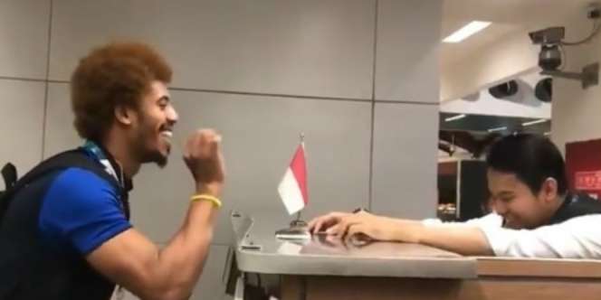Video Viral Atlet Irak Belajar Bahasa Indonesia, 'Kamu Ganteng'