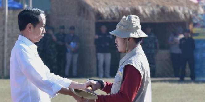 Sehabis Bonus Atlet, Jokowi Beri Rp264 Miliar untuk Korban Lombok