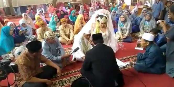 Calon Suami Lancar Ucapkan Ijab Kabul, Reaksi Wanita Ini Bikin Ngakak