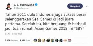 SBY Cuit Asian Games dan SEA Games, yang Terjadi Malah...