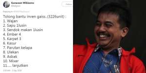 Jahilnya Netizen Susun Daftar 3.226 Barang Milik Roy Suryo