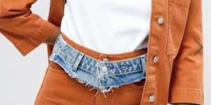 Sabuk Nyeleneh dari Potongan Celana Jins, Harganya Lebih `Aneh`