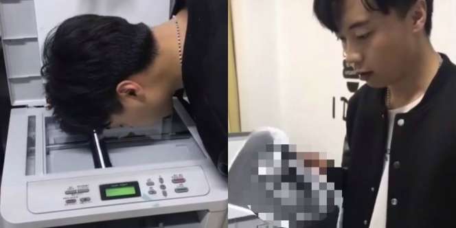 Fotokopi Wajah Sendiri, Pria Ini Kaget Saat Lihat Hasilnya