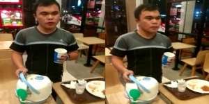 Porsi Nasi Kurang Nendang, Si Pria Bawa Rice Cooker ke Gerai Fast Food