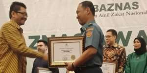Mabes TNI Juara Pengumpul Zakat Teladan Baznas Award 2018